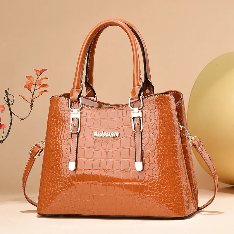 Custom logo Pu Leather 2026 Hot Fashion Brand Designer Large Hand Bag Work Tote