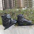 Factory Wholesale Custom 2025 New Model High Quality Professional 2 in 1 Black Golden Inline Skates and Ice Skate