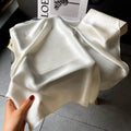 100% Organic Mulberry Silk Scarf Chinese Pure Silk Solid Hair Wrap Bulk With Competitive Price