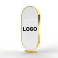 Custom Advertising Wall Side Hanging Board Circle Mounted Signboard Two Sides Led Light Box Sign for Bar Restaurant Store Signs