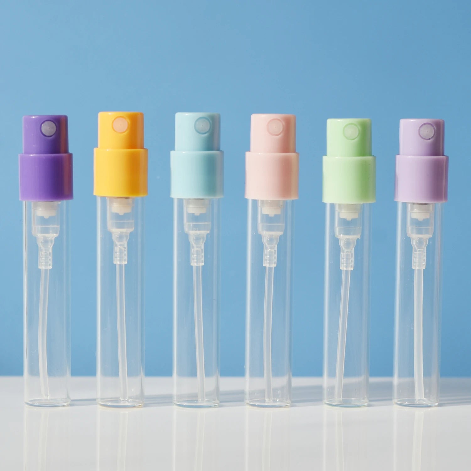 Factory Empty 1ml 1.2ml 1.5ml 1.8ml 2ml 2.5ml Sample Tester Glass Perfume Spray Bottle
