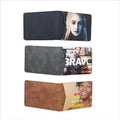 Qualisub New Design PU Leather Heat Transfer Wallet Sublimation Wallets for Men in Custom Printing