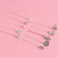 10 Style New Design 925 Sterling Antique Silver Engraving Pendants Extension Chain for Jewelry Making