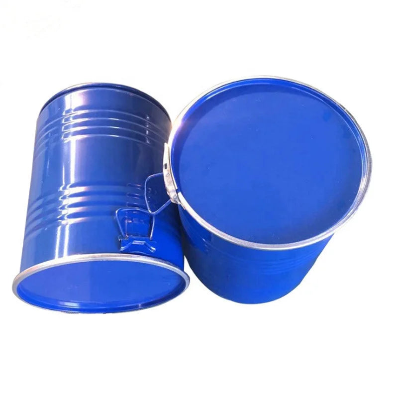 55 Gallon Stainless Steel Open Head Metal Drum 50L 60L 100 Liter Conical Steel Drum for Oil Jam Packaging