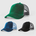 Wholesale 5Panel Mesh Velvet Trucker Hat Retro Snapback Cap for Men Women Adjustable Curved Brim Plain Blank Velvet Baseball Cap