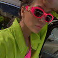 LBAshades 9224 Small square Frame Sunglasses Brand Designer Trendy Shades Glasses Custom Sunglasses logo 2023