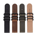 LAIHE Men's Handmade Genuine Leather Straps Hot Selling New Vintage Luxury Design 20mm 22mm 24mm Smartwatches Soft Breathable