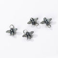 S925 Animal Charms for DIY Jewelry Sterling Silver Honey Bee Necklace Pendants