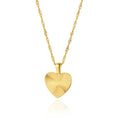 18K Gold Plated Heart Pendant Necklace Stainless Steel Necklace Design Jewelry