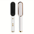 Wholesale Portable Infrared Hair Straightener Comb 2 in 1 Electric Hot Hair Straightener Brush Straightening Comb for Women