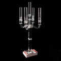 5 Arms Wedding Glass Tube Centerpieces Glass Tube Candelabra