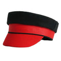 Fashion Winter Felt Women Two Tone Captain Sailor Hat Newsboy Cabbie Baker Boy Peaked Beret Fiddler Captain's Hats Custom