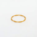 Fenny 18K Gold Plated Permanent Stylish Bamboo-shaped Ring for Women Drop Shipping Stainless Steel Wholesale Jewelry