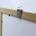 Eco-friendly D Ring Single-hole Iron Metal Plain Gold Galvanized Photo Picture Frame Hanger Wall Hook Hardware Accessories Box
