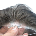 Wholesale Indian Hair Natural Hairline Invisible Thin Skin Light Density Men Toupee