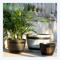 Home Decorative Large Indoor&outdoor Garden Flower Pots & Planters Plastic Barrel Surface Shaped