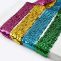 Meetee RC030 45mm Stage Performance Dance Costume Webbing Accessories Sequin Elastic Lace Trim Stretch Ribbon