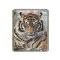tiger Head Artistic Creativity Gauze Woven Fringe Blanket Carpet Tapestry