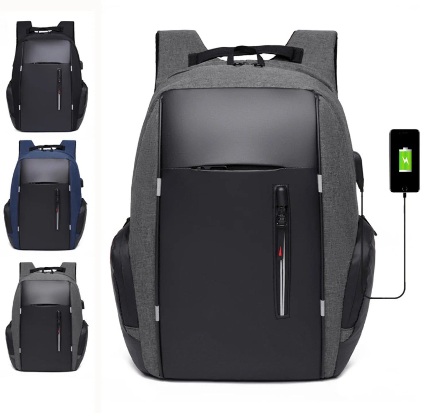 Men's Business Multi-function Computer Bag with Usb Charging Anti-theft Student Casual Backpack Hot Style School Bag
