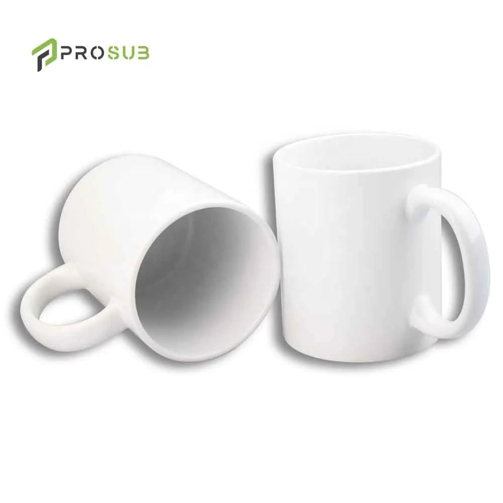 Prosub Sublimation Cups 11oz White Ceramic Sublimation Blank Mugs for Sale Sublimation Mug Supplier