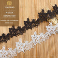 Hollow Butterfly Pattern Water-Soluble Lace Fabric Embroidered Computer Embroidery Accessories for Wedding Garment Yard Per Kg