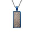 China Wholesale Rectangular Men's Pendant Hip Hop Stainless Steel Fashion Jewelry Man Necklace for Men