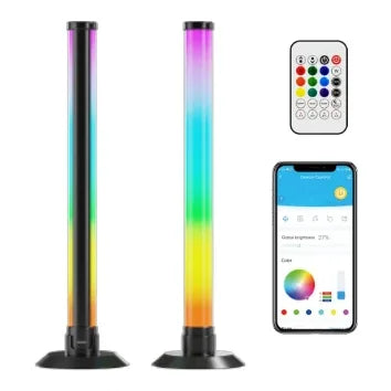 LED Light Strip with Music Sync Color-Changing TV Backlight Application and Remote Control IC+RGB &W Smart RGB Light Strip
