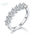 Silver 925 Original Total 2.1 Ct  Brilliant Cut Diamond Test Past D Color Water Drop Moissanite Ring for Women Gift Fine Jewelry