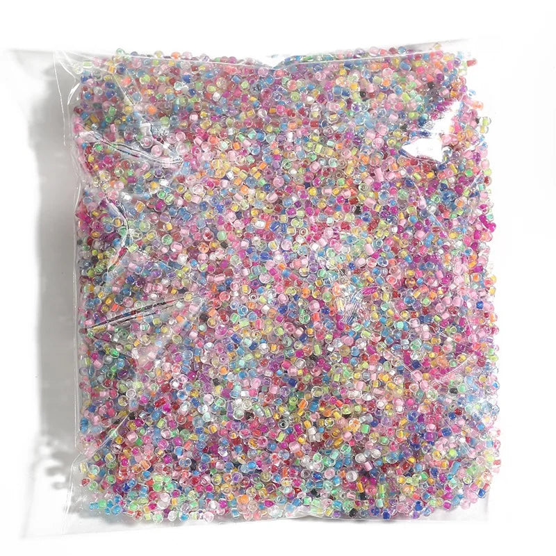 Wholesale 2-4MM 2022 Fashion Small Colorful Glass Beads for Handmade Fine Jewelry Making