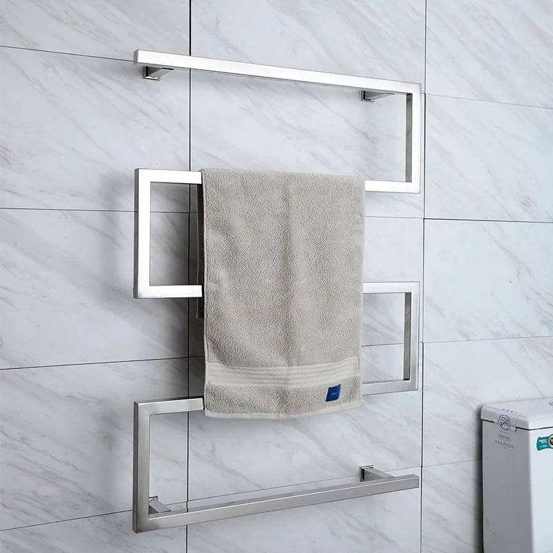 Stainless Steel Wall Mounted Bathroom Towel Warmer Rack Electric Towel Warmer Heater