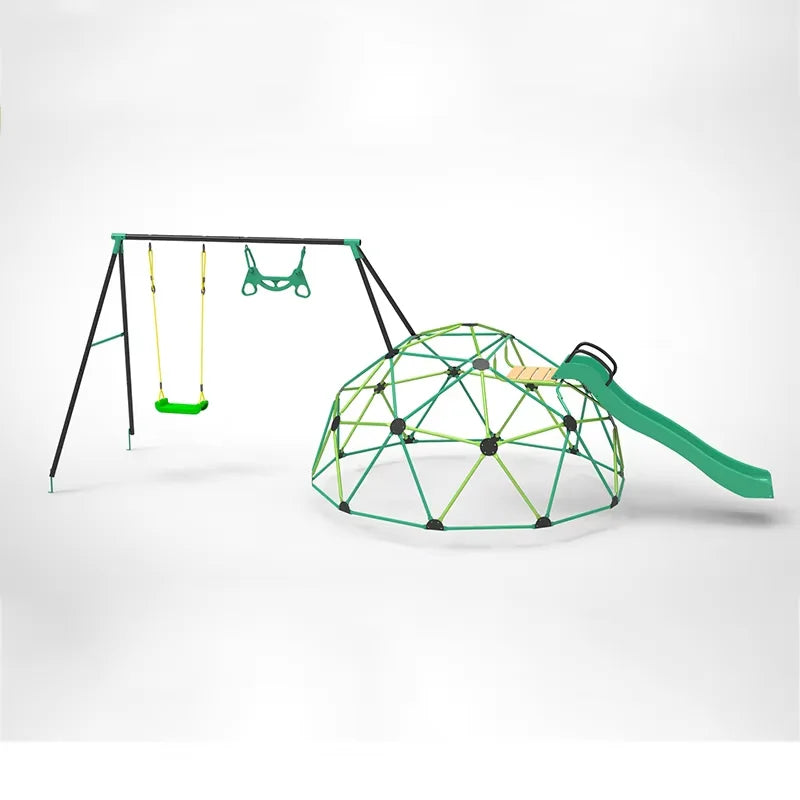 XCF005 Patio Baby Swing Steel and Wood Saucer Tree Swings for Garden Home Playhouse Garden Kids Playground
