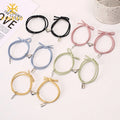 Fashion Valentines Day Gift Key Lock Lover Set Custom Rope Cotton Woven Adjustable Magnetic Heart Charm Couple Bracelet