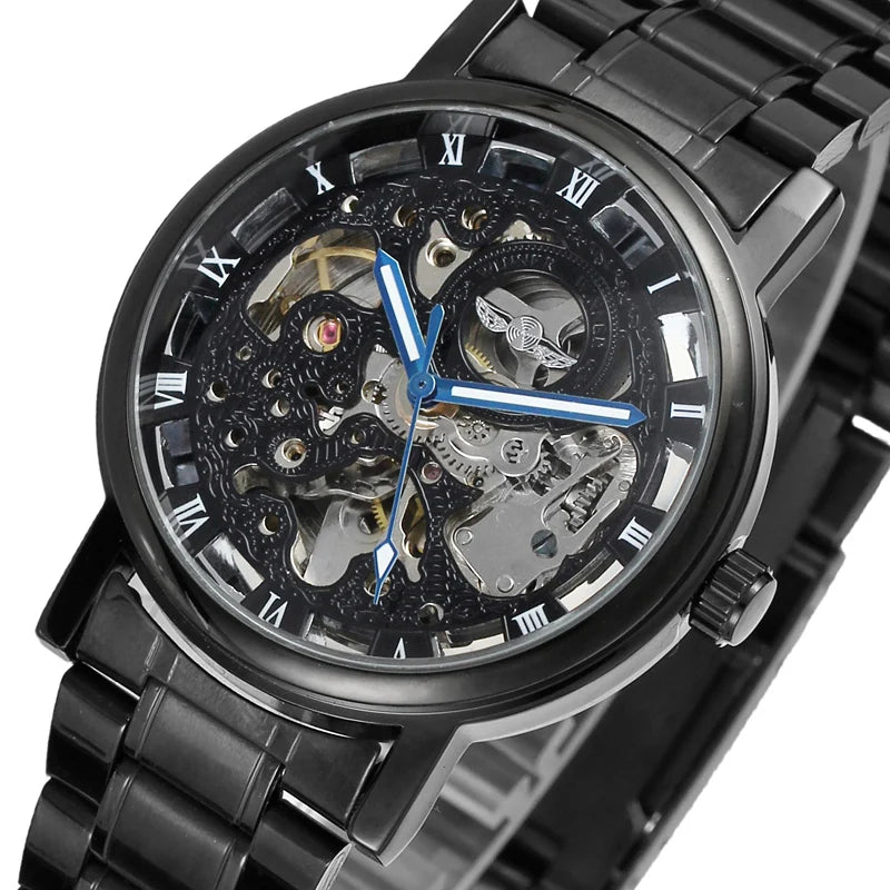 China Factory Wholesale Brand T-winner Fashion Mechanical Watches Automatic Oem Men Wrist Watch