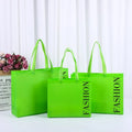 Ready to Ship Eco Friendly Reusable Custom Rectangle Shopping Gift Cloth Carry Hand Bags Food Delivery Fabric Non Woven Tote Bag