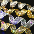 Xmas Birthday Ribbon Gift Box Straps Lights Battery Operated String Lights Christmas Tree Decoration