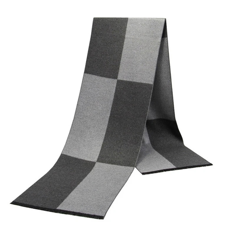 High Quality Custom Pashmina Scarf Viscose Woven Jacquard Brushed Scarf Business Men Casual Scarves Shawl