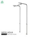 WEEKAQUA DJ-H-H45 DIY Stainless Steel Fish tank Hanger 45cm Aquarium Fish tank Fixed Light Stand Bracket