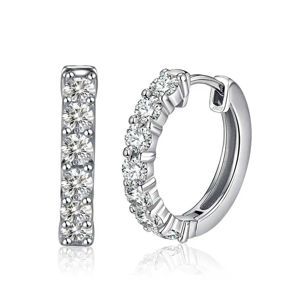 RINNTIN SE82 Fashion Korean Jewelry 925 Sterling Silver Small Huggie Hoop Earrings