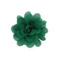 Good Quality White Hairbands Silk Flowers Diy  Hair Headband Accessories 5cm Hand-made Chiffon Fabric Flower