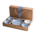 Japanese-Style Hand-Painted Under Glaze Ceramic Tableware Steak Dish Bowl Plate Set Gift Box Household Use Restaurant Foods