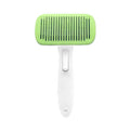Automatic De-shedding Needle Comb for Cats and Dogs Push Type Pet Comb with Knots Massage Grooming Tool Supplies