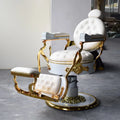 Wholesale Beauty Salon White Hairdresser Chair Hydraulic Barber Chair Istanbul Hair Salon Furniture