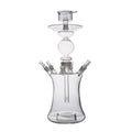 Wholesale  Portable Glass Hookah Shisha Set Custom Logo Mirror Technique Free Type Pattern Complete Smoking Accessories
