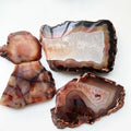 Natural Carnelian Slice Healing Crystal Stone Mineral Raw Red Agate Jasper Slab for Ornament