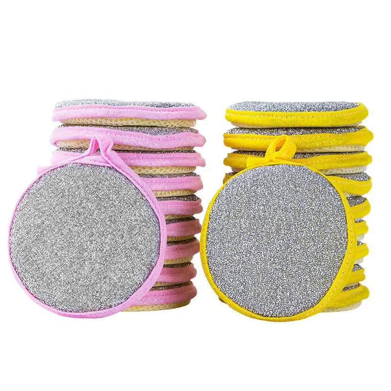 Wholesale Double Side Dishwashing Sponge Pan Pot Dish Wash Brush Household Cleaning Tools Kitchen Tableware Dish Washing Sponges