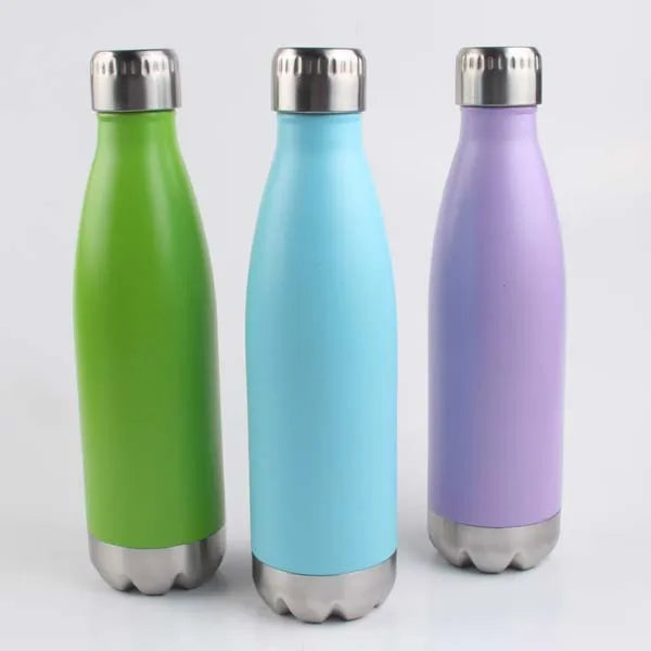 Double Wall Sport Vacuum Insulated Thermal Stainless Steel Termos Cola Water Bottle for Gift