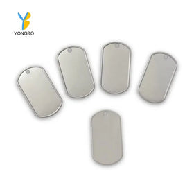 Promotional Stainless Steel Wholesale Blank Dog NameTag Metal Dog ID Tag Custom Name Plate