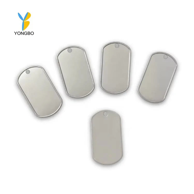 Promotional Stainless Steel Wholesale Blank Dog NameTag Metal Dog ID Tag Custom Name Plate