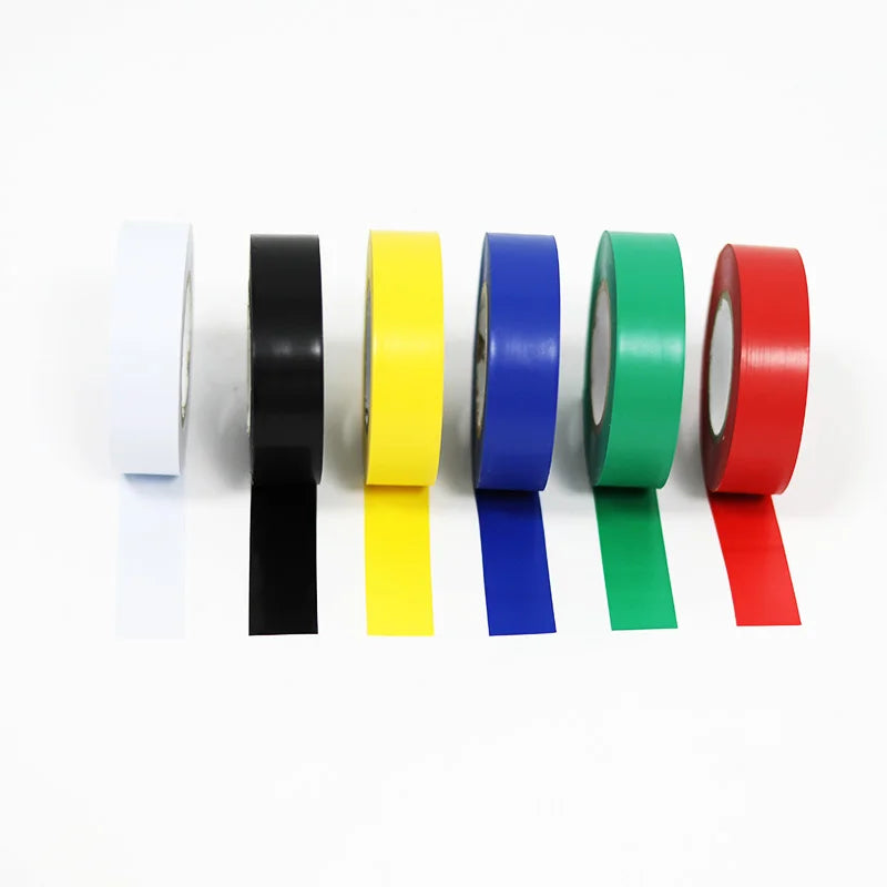 Heat Resistant Colored Electrical Insulation Tape Single Sided PVC Adhesive Safety Protective Tape MegaBDM