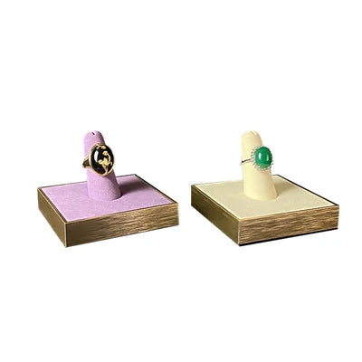 New Fashion Jewellery Showcase Ring Display Props Custom Finger Design Ring Jewelry Display Stand